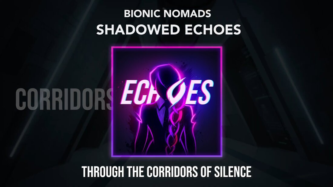 Frame from the Shadowed Echoes lyric video